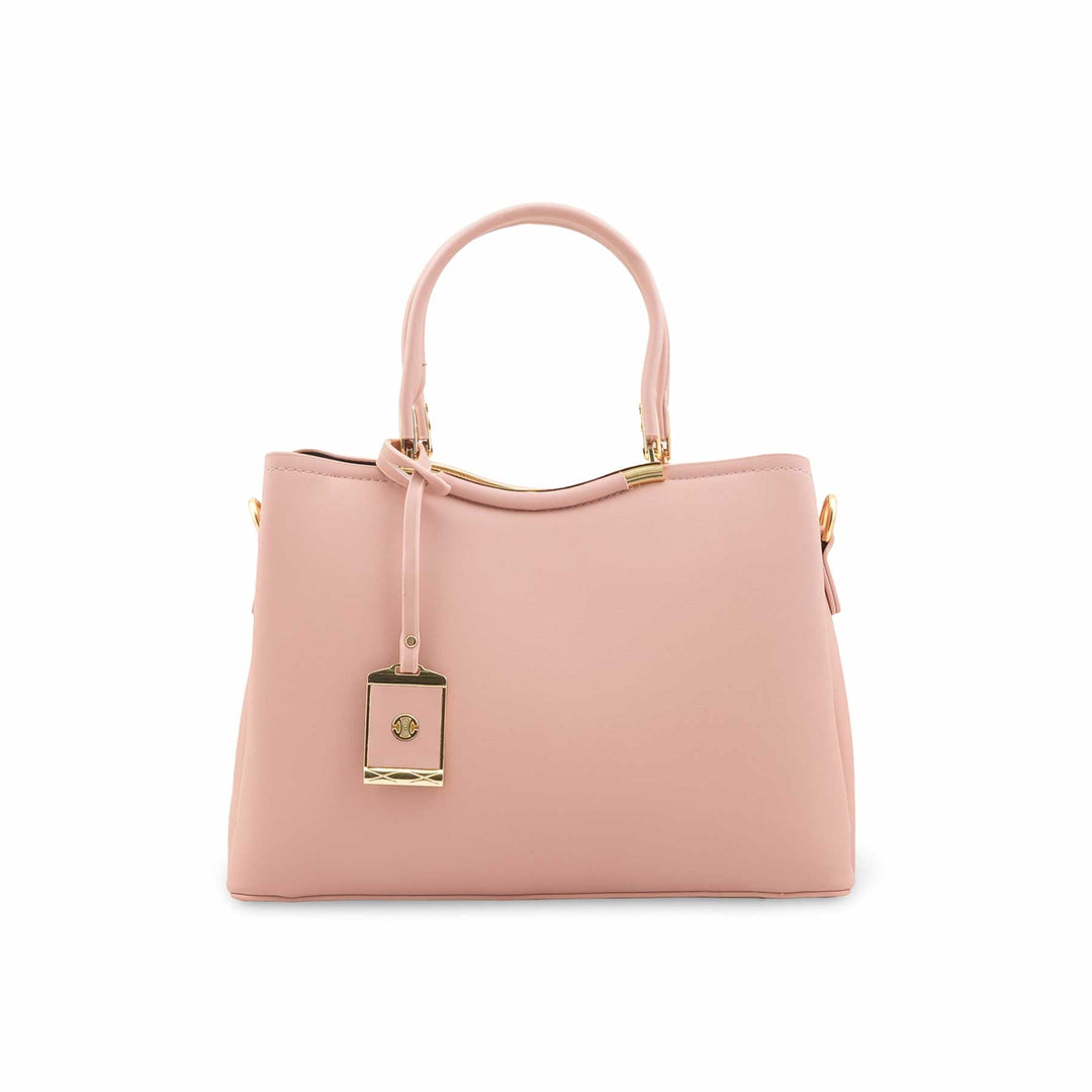 Pink Formal Hand Bag For Ladies P36444