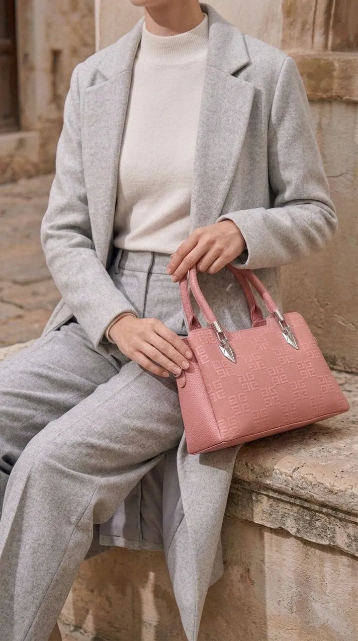 Pink Formal Hand Bag For Ladies P36448