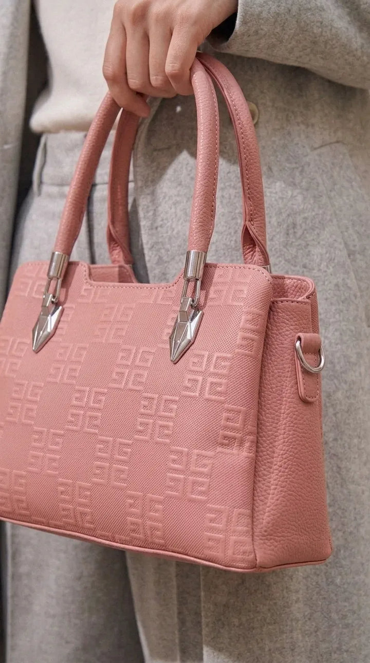 Pink Formal Hand Bag For Ladies P36448