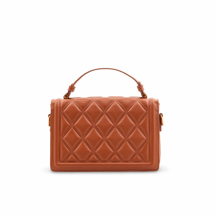 Mustard Formal Shoulder Bag For Women P36449