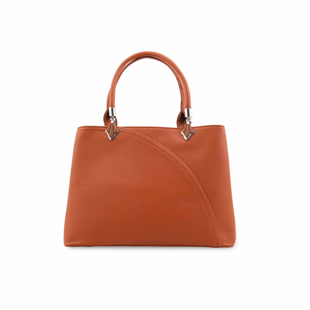 Mustard Formal Hand Bag For Women P36451