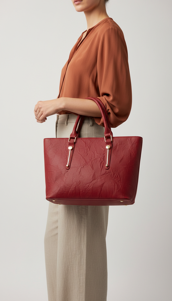 Maroon Formal Shoulder Bag For Ladies P36452