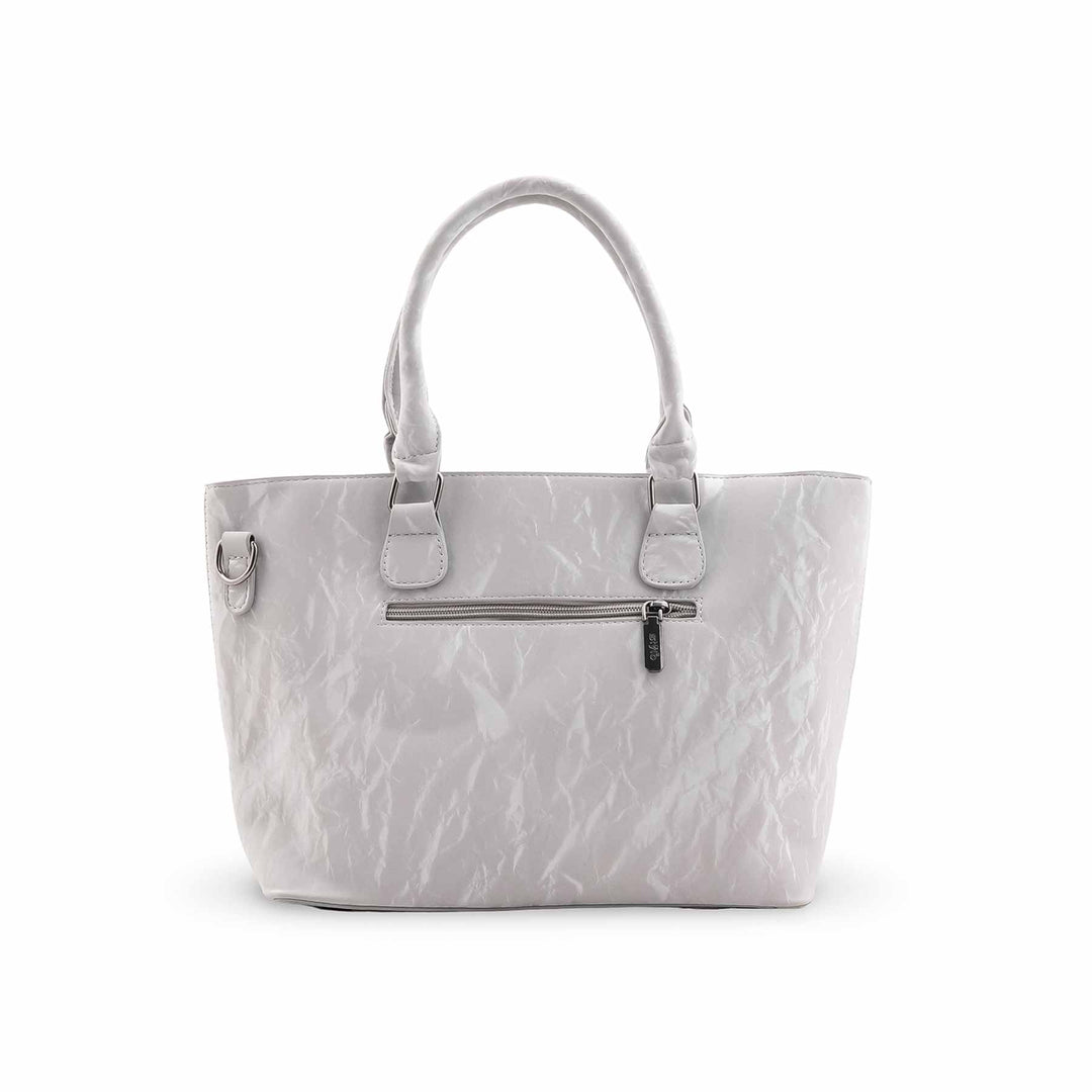 Silver Formal Shoulder Bag For Women P36455