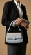 Sky Blue Formal Shoulder Bag For Women P36456