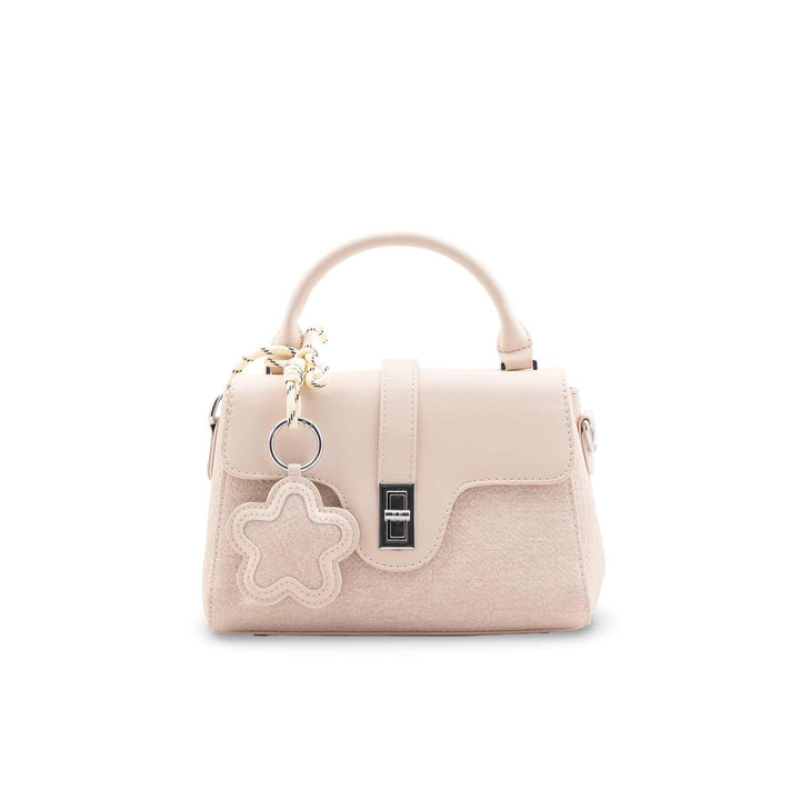 Cream Formal Shoulder Bag For Women P36459