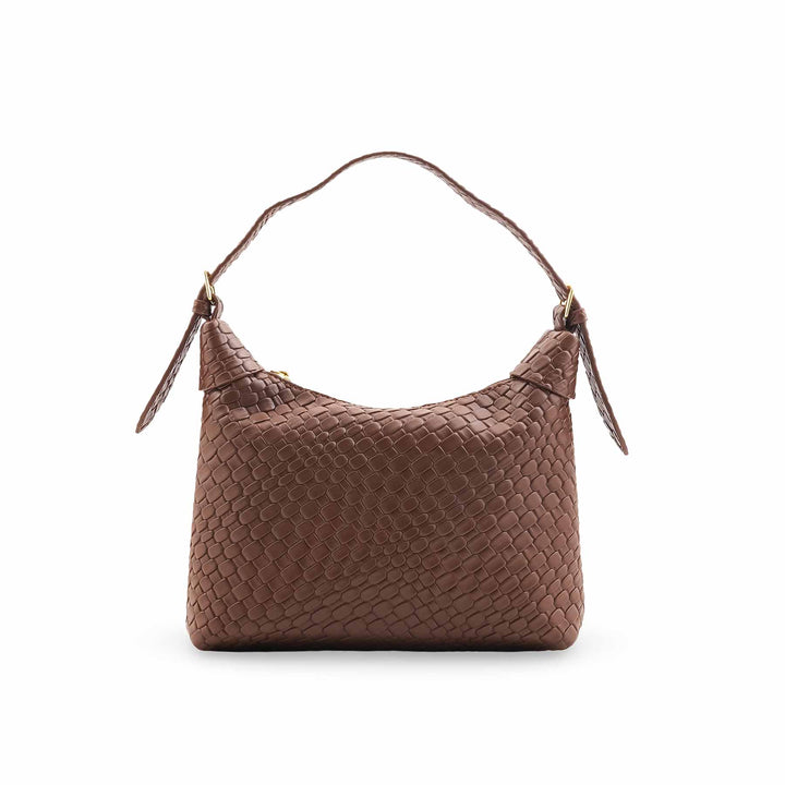 Brown Formal Shoulder Bag For Women P36462