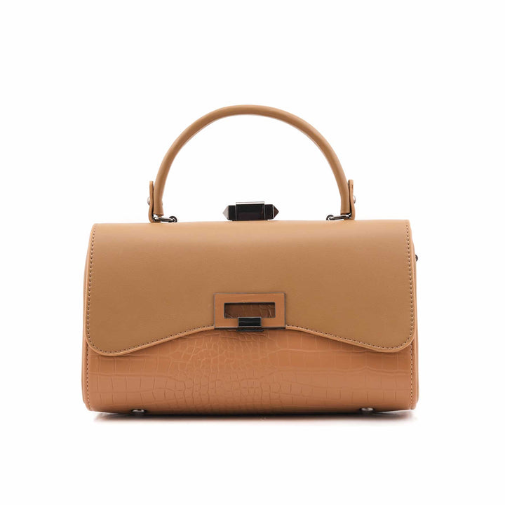 Beige Formal Hand Bag For Women P36465