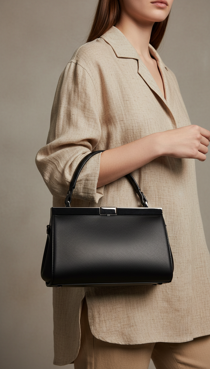 Black Formal Hand Bag For Women P36470