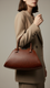 Coffee Formal Hand Bag For Women P36471