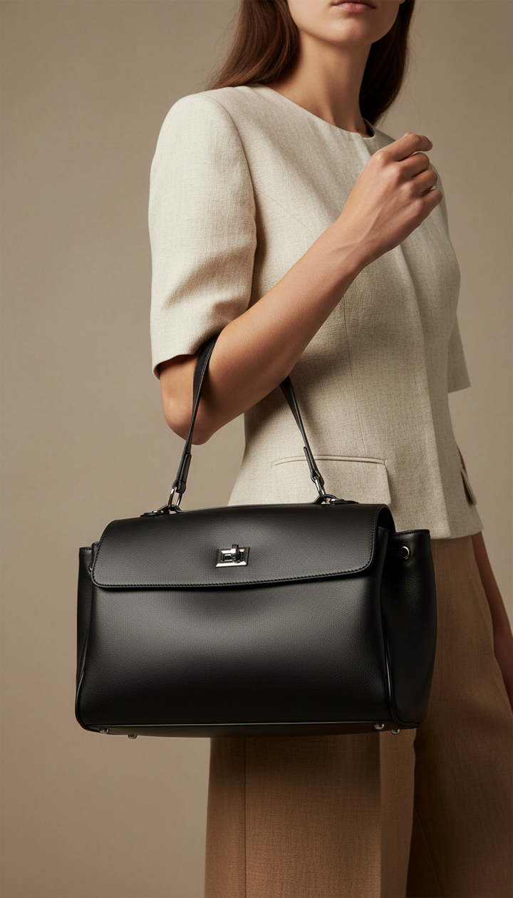 Black Formal Hand Bag For Women P36480