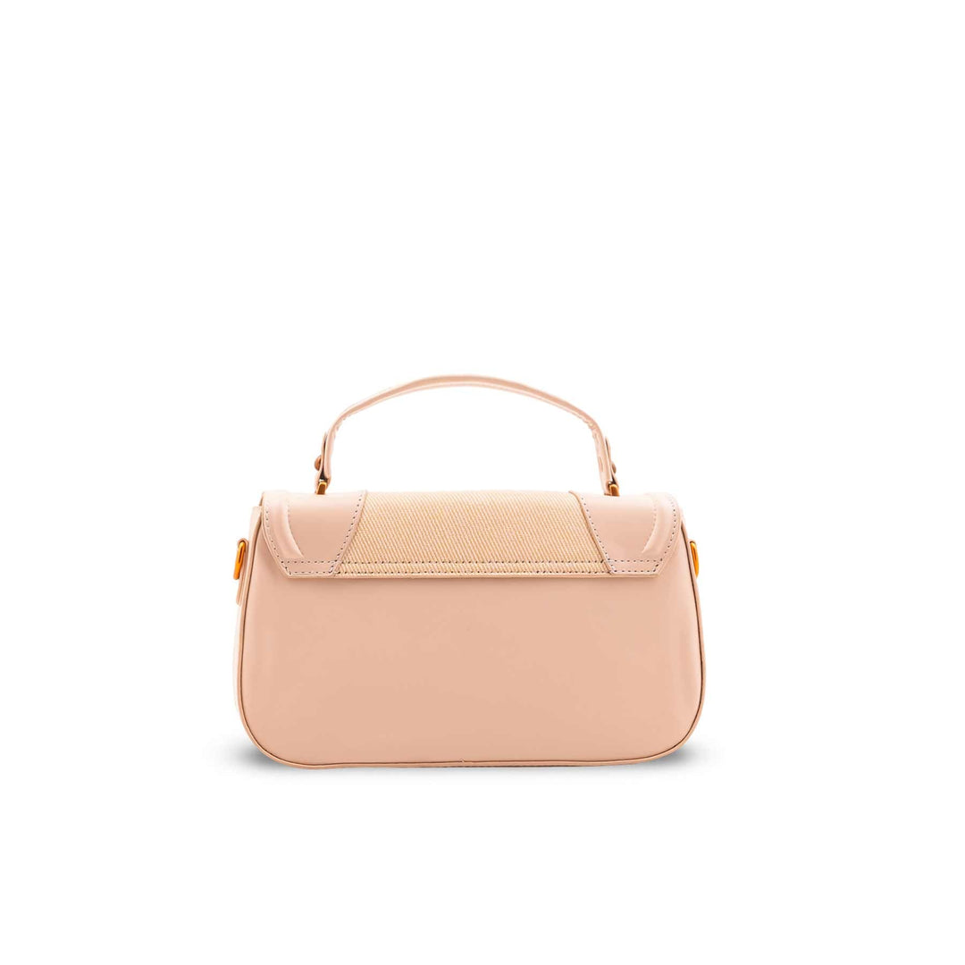 Beige Formal Shoulder Bag For Ladies P36484