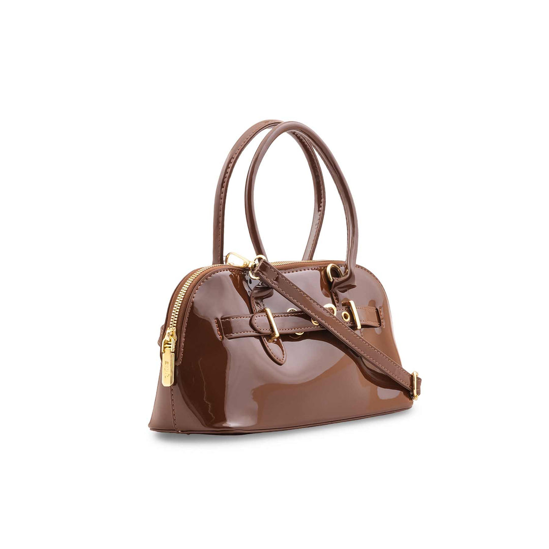 Brown Formal Hand Bag For Ladies P36487