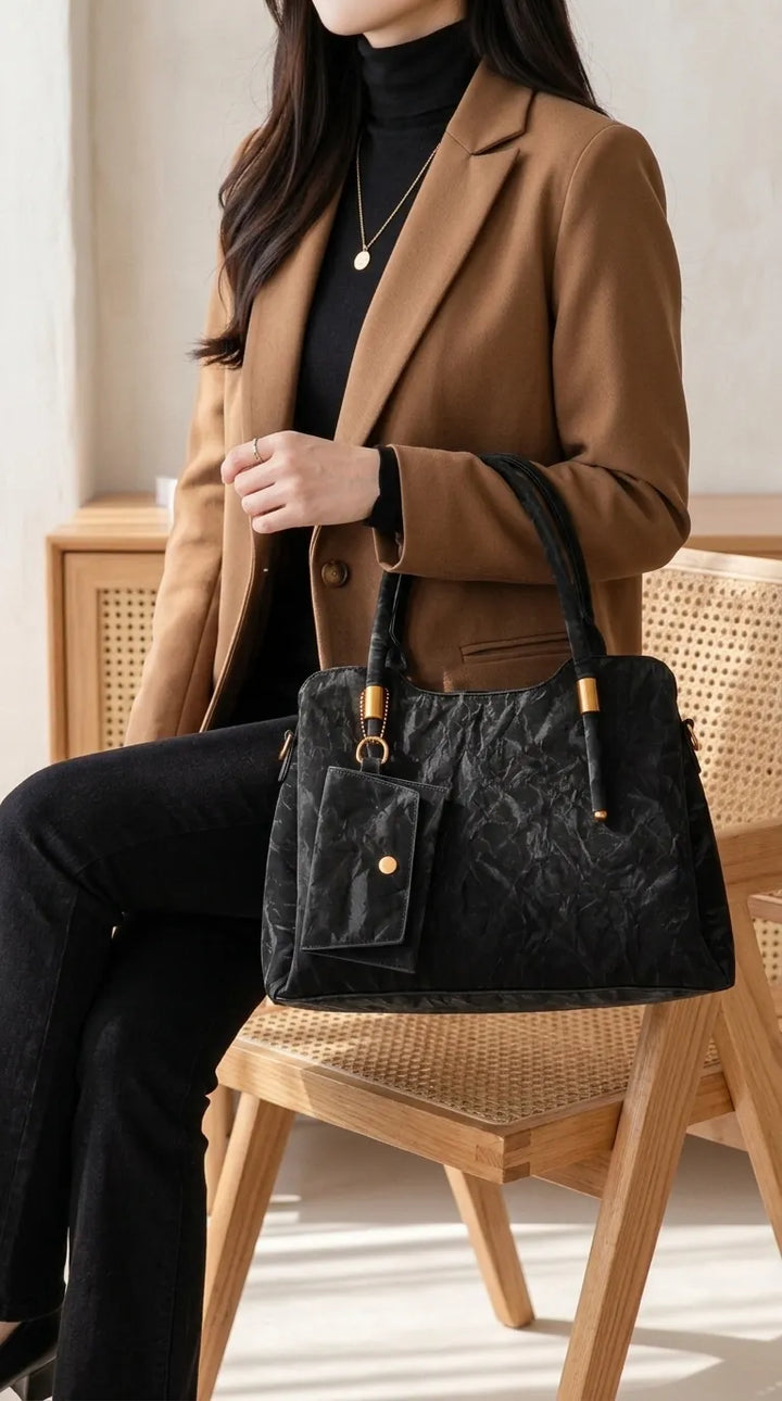 Black Formal Hand Bag For Ladies P36489