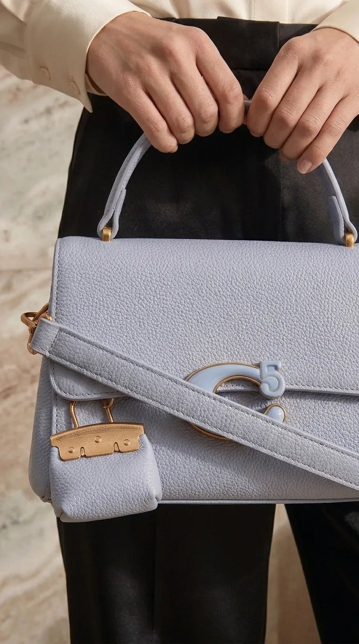 Blue Formal Hand Bag For Ladies P36505