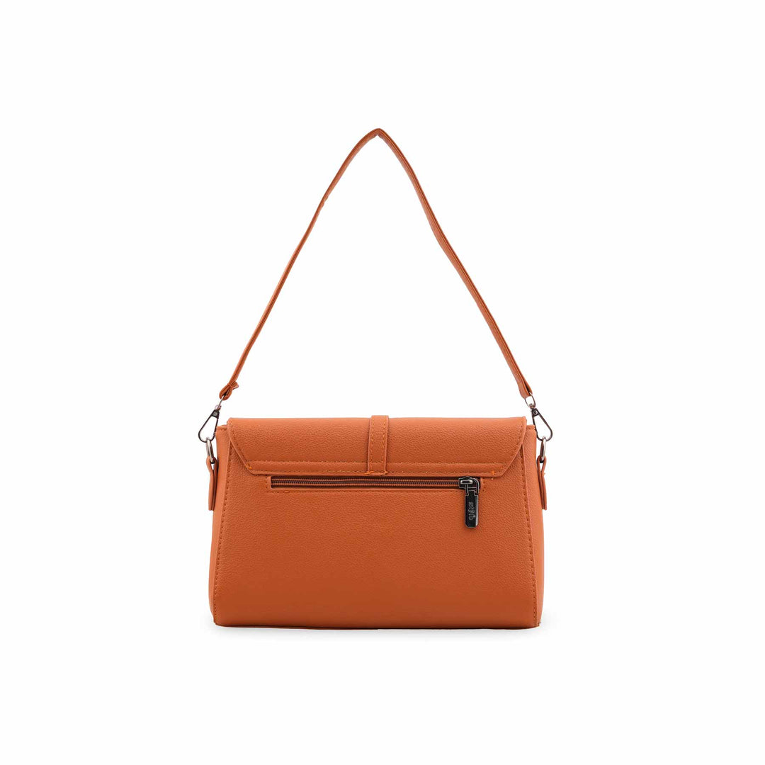 Mustard Formal Shoulder Bag For Ladies P36546