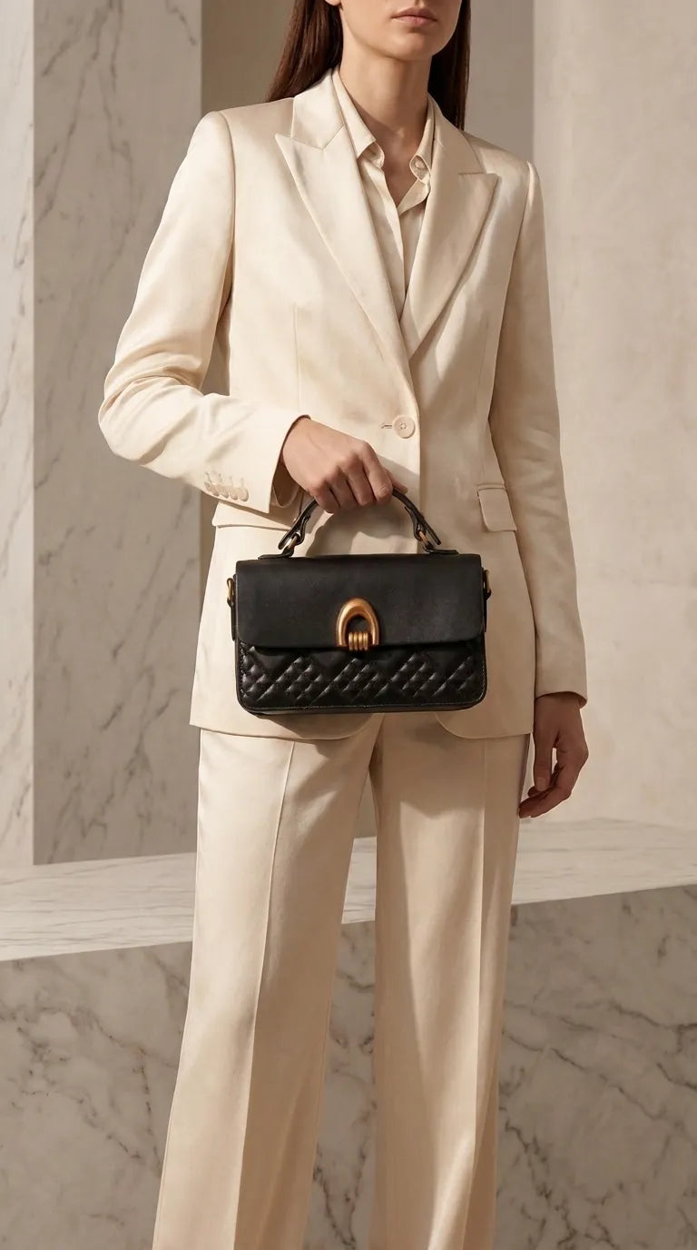Black Formal Shoulder Bag For Ladies P36548