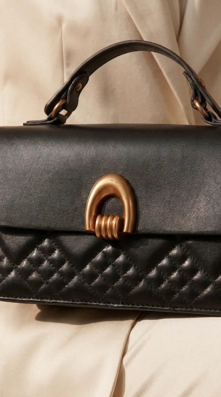 Black Formal Shoulder Bag For Ladies P36548
