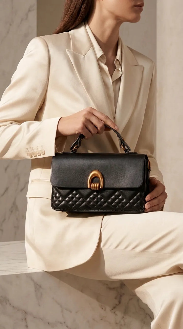 Black Formal Shoulder Bag For Ladies P36548