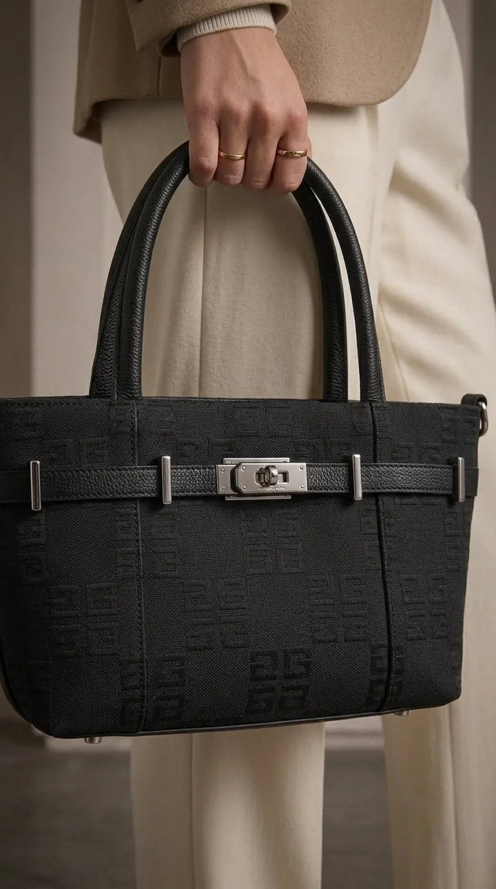 Black Formal Shoulder Bag For Women P36551