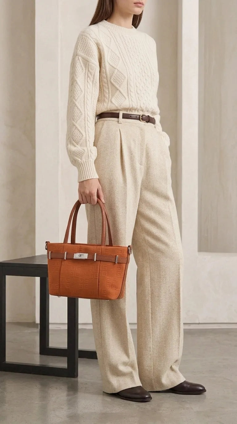 Brown Formal Shoulder Bag For Women P36551