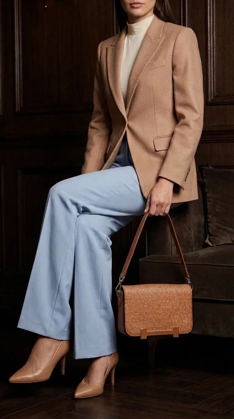 Brown Formal Shoulder Bag For Women P36552