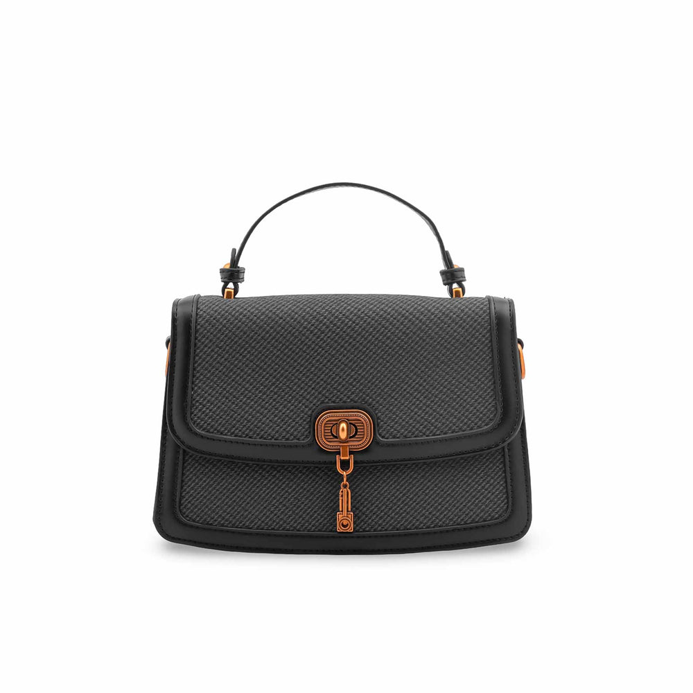 Black Formal Shoulder Bag For Ladies P36553