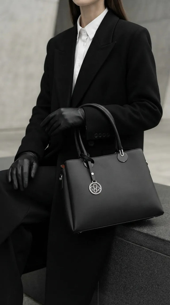 Black Formal Hand Bag For Ladies P36561