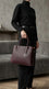 Coffee Formal Hand Bag For Ladies P36561