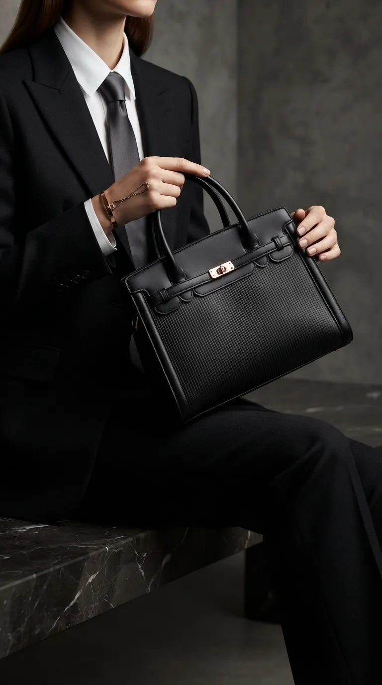 Black Formal Hand Bag For Ladies P36565