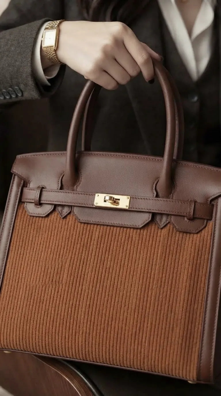 Brown Formal Hand Bag For Ladies P36565