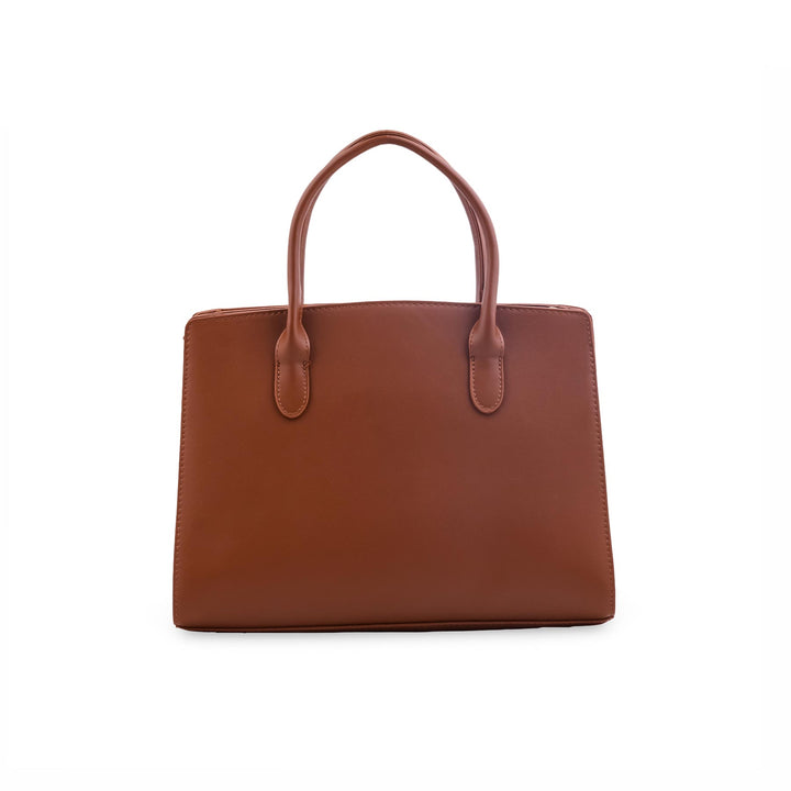 Brown Formal Hand Bag For Ladies P36565