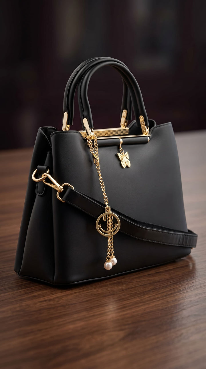 Black Formal Hand Bag For Ladies P36570