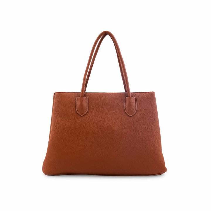 Brown Formal Hand Bag For Ladies P36591