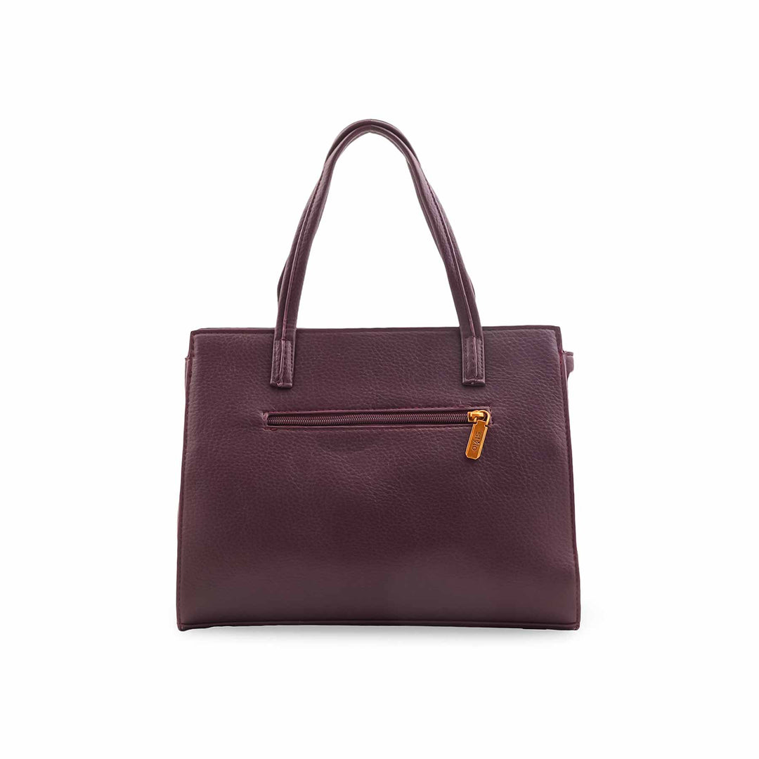 Fuchsia Formal Hand Bag For Women P36600