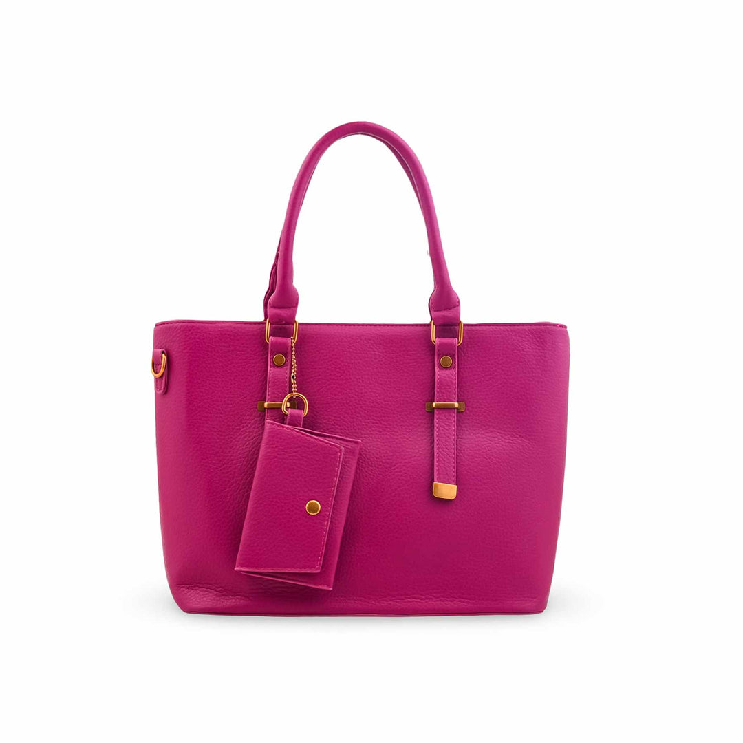 Fuchsia Formal Shoulder Bag For Ladies P36601