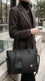 Black Formal Shoulder Bag For Women P36602