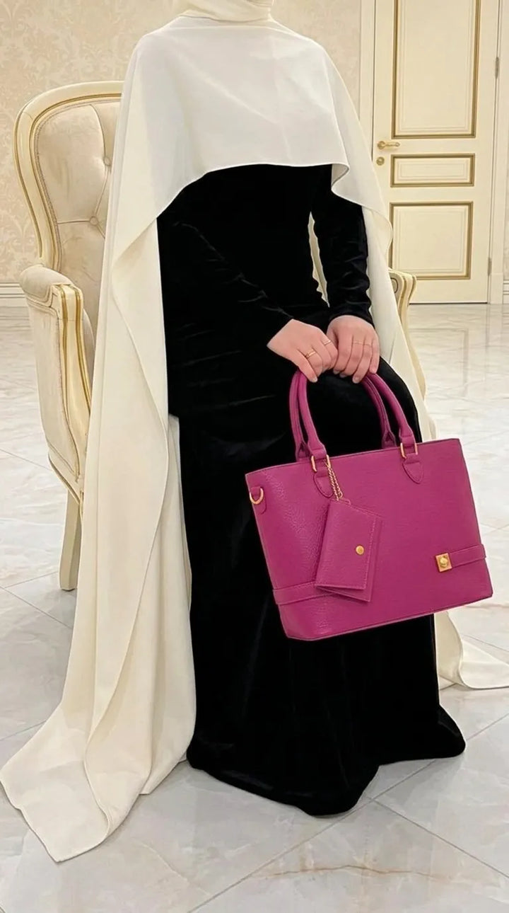 Fuchsia Formal Shoulder Bag For Ladies P36602