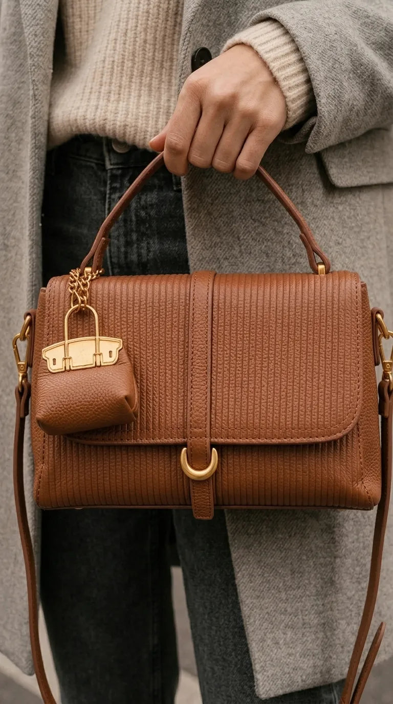 Brown Formal Hand Bag For Women P36609