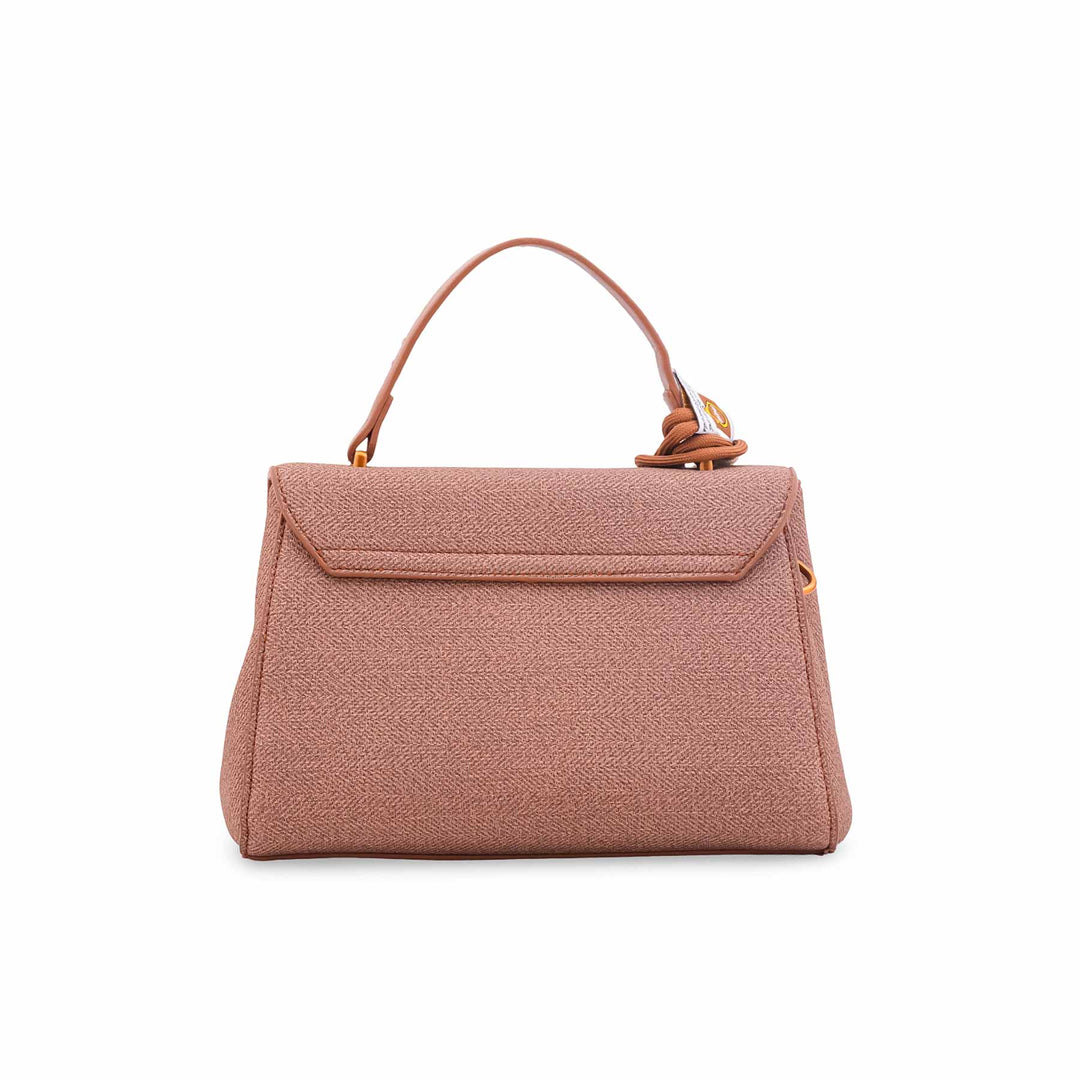Coffee Formal Hand Bag For Women P36610