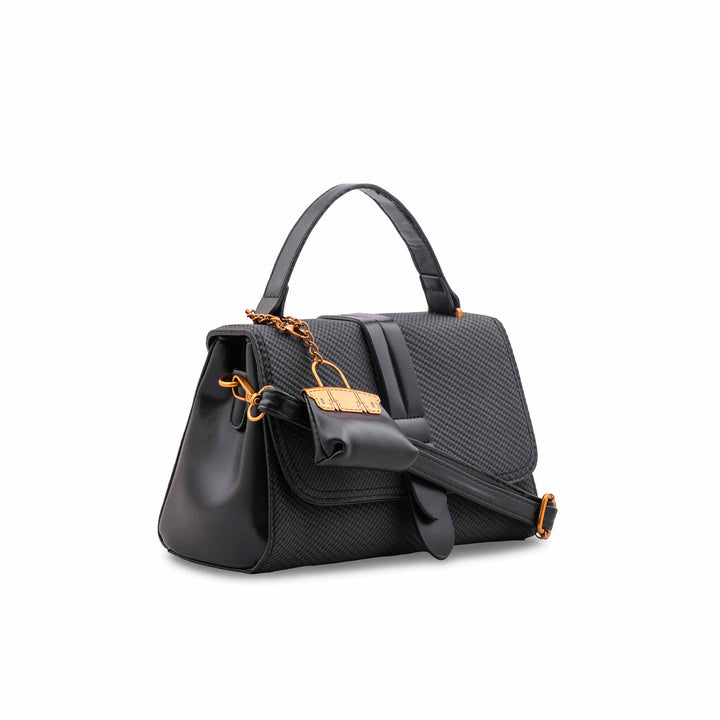 Black Formal Hand Bag For Ladies P36612
