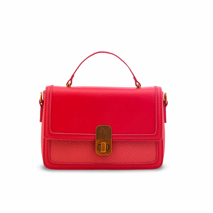 Red Formal Shoulder Bag For Ladies P36613