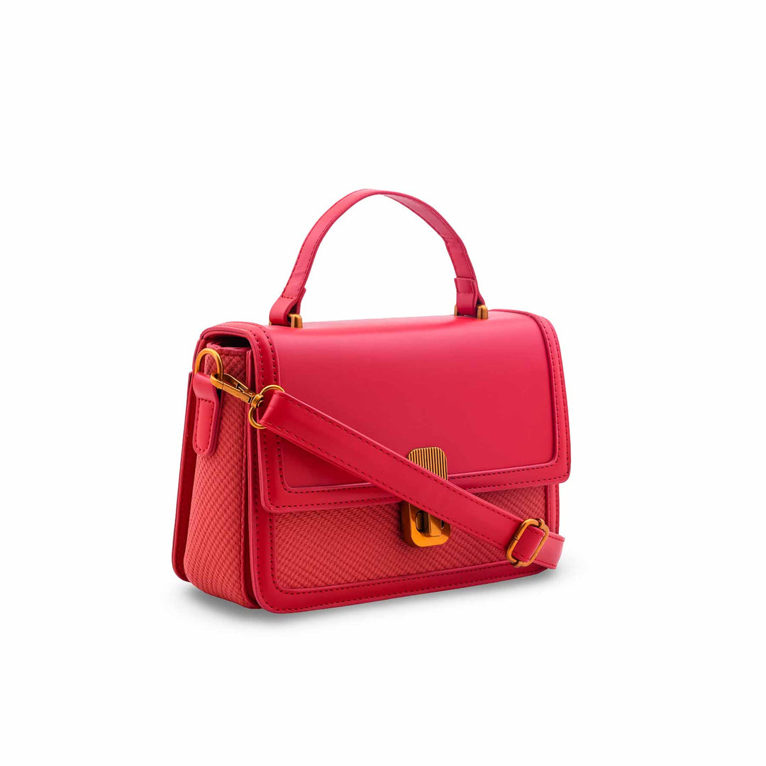 Red Formal Shoulder Bag For Ladies P36613