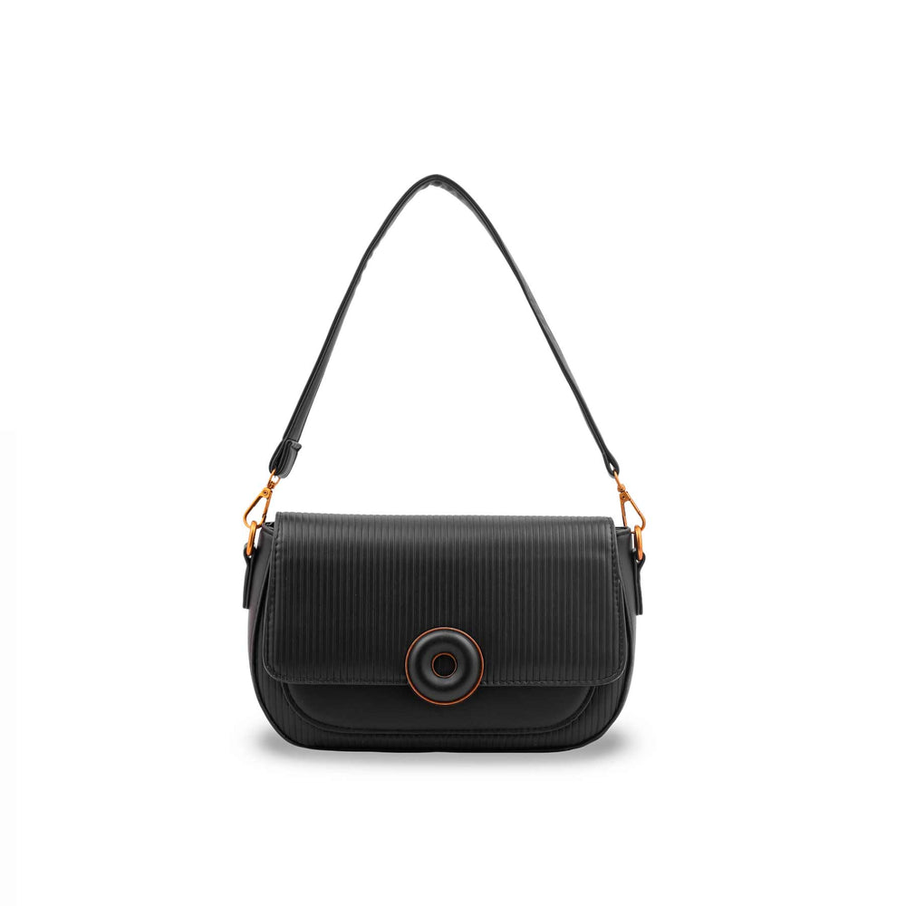 Black Formal Shoulder Bag For Ladies P36615