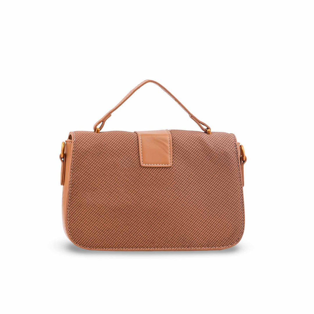 Brown Formal Shoulder Bag For Ladies P36616