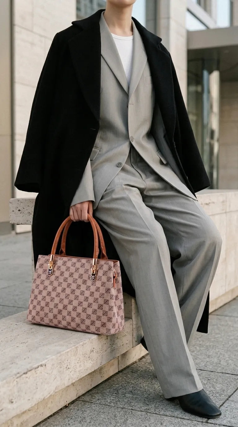 Fawn Formal Hand Bag For Women P36619