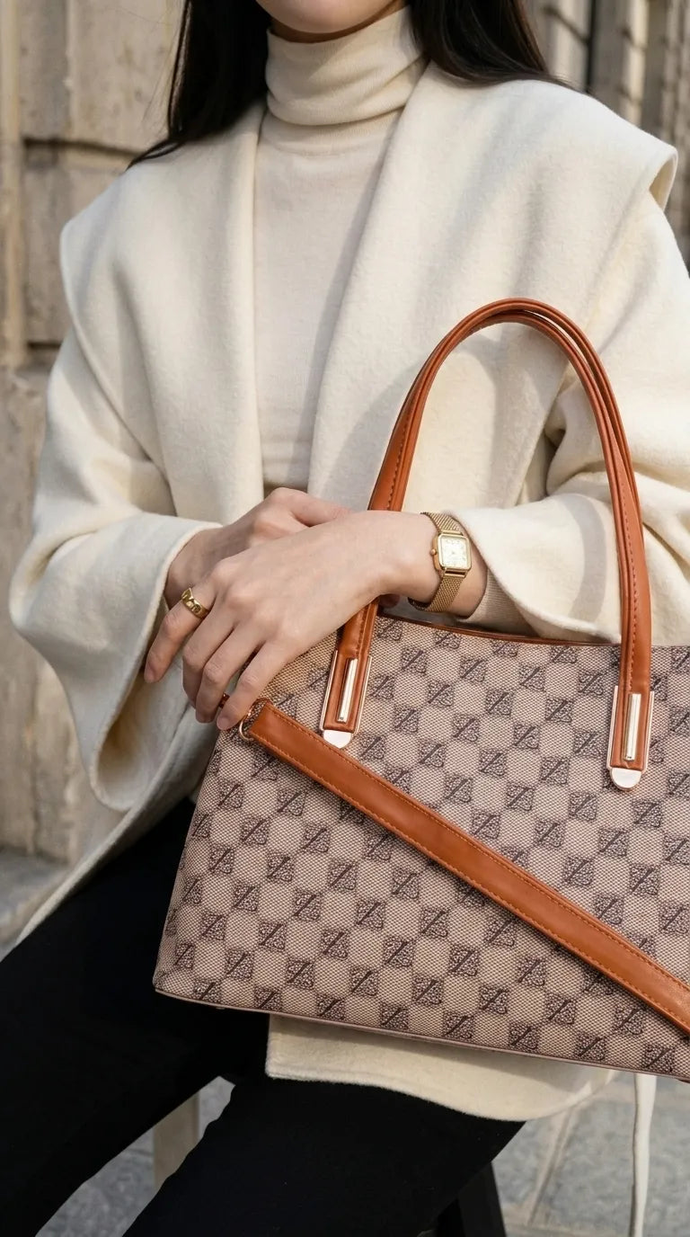 Fawn Formal Hand Bag For Women P36620