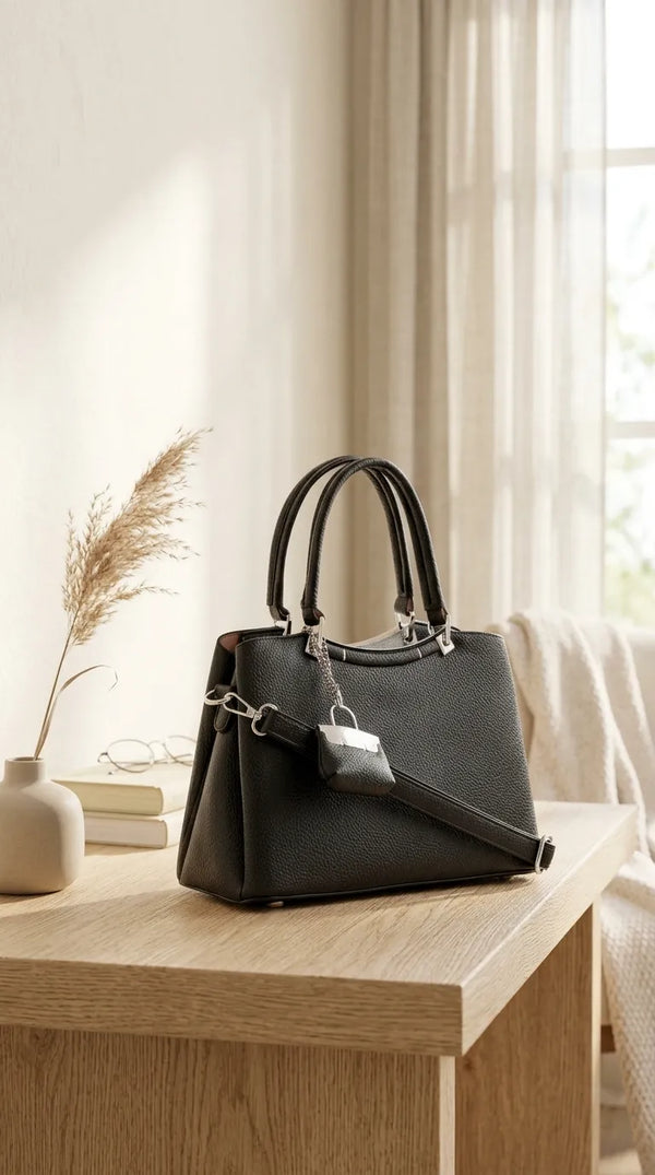 Black Formal Hand Bag For Women P36648