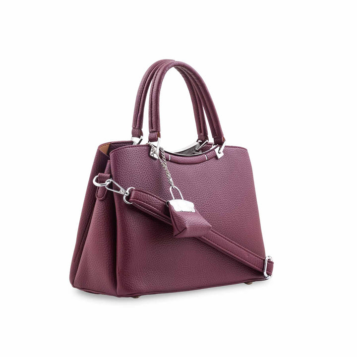 Maroon Formal Hand Bag For Women P36648