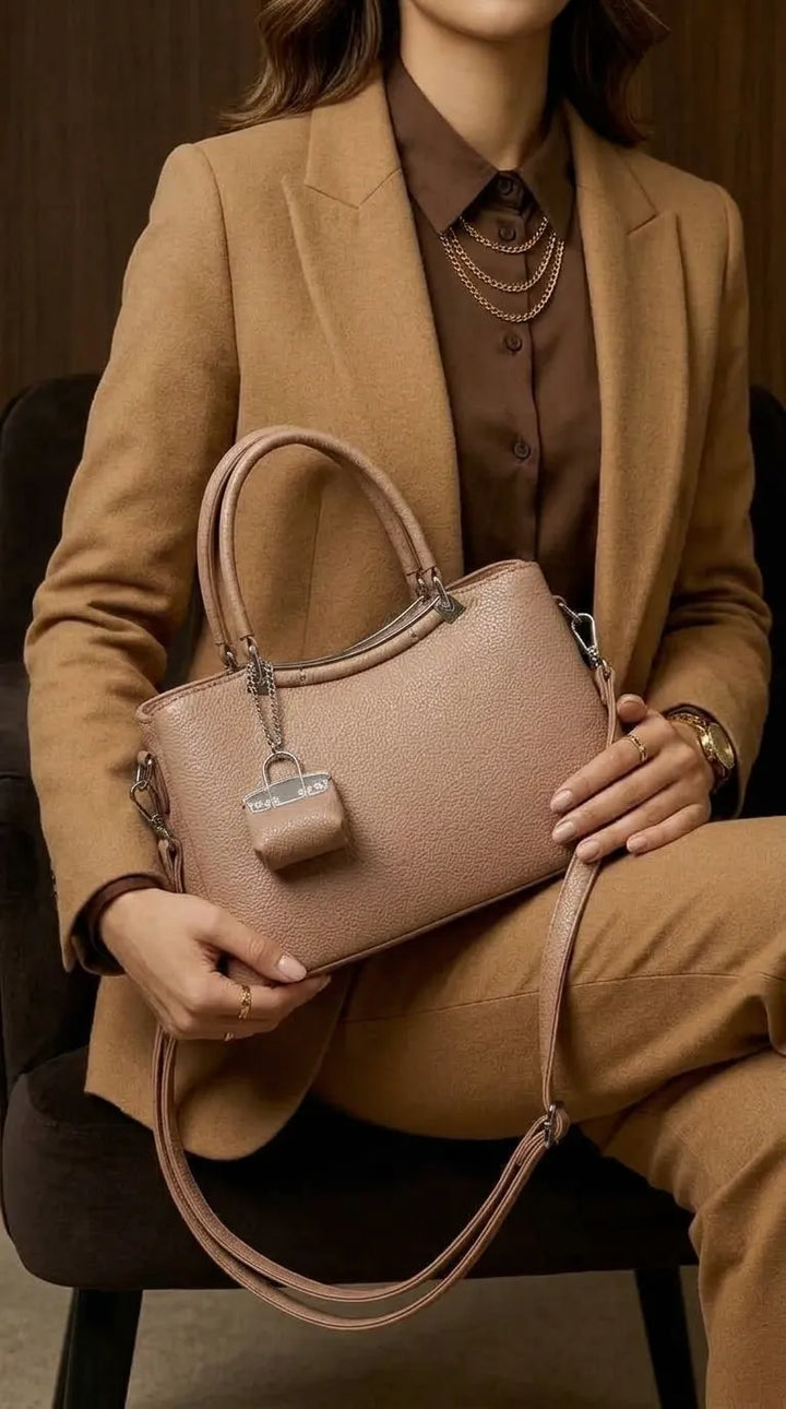 Apricot Formal Hand Bag For Women P36648