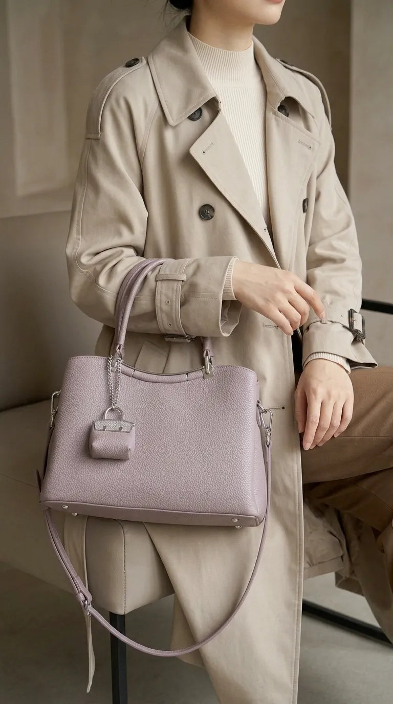 Purple Formal Hand Bag For Women P36648